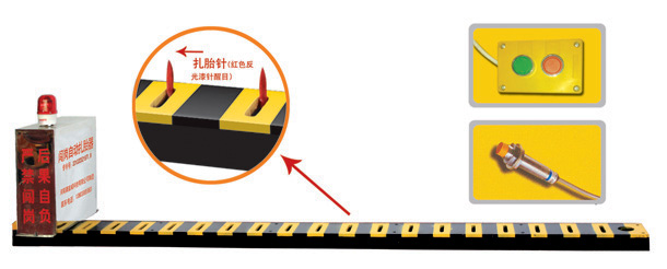 宁陵县V3嵌入式闯岗自动扎胎器/阻车器